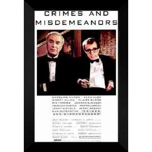 Crimes and Misdemeanors 27x40 FRAMED Movie Poster   A  