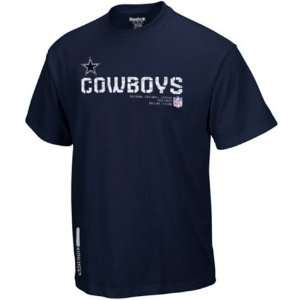  Youth Dallas Cowboys Navy Blue Sideline Tacon Tshirt 