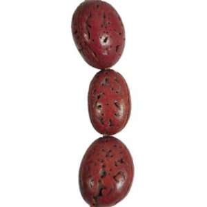  Fudge Nut Beads   5 Pieces