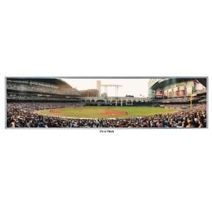  MLB Houston Astros Stadium First Pitch Panoramic Print 