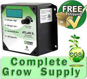   Controls Atlas 3   Day Night CO2 Monitor Controller Hydroponic  