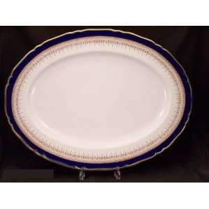 Royal Worcester Regency Blue #Z1686 Platter Large  Kitchen 