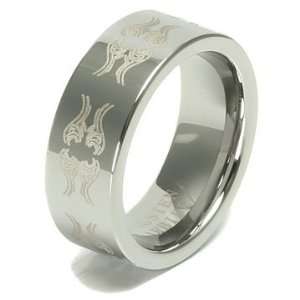  Mens Tungsten Carbide Celtic Design Ring sz 10 Jewelry