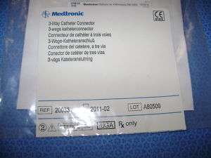 Medtronic 20033 3 Way Connector (Qty 1) EX  