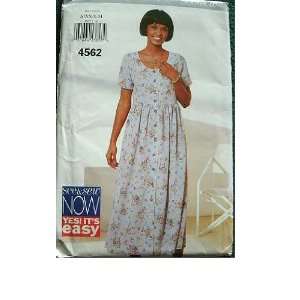  MISSES DRESS SIZES 6 8 10 12 14 SEE & SEW PATTERN 4562 