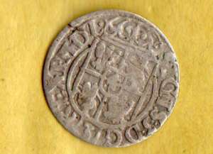 Medieval Poland 3 Polker coin 1624.  