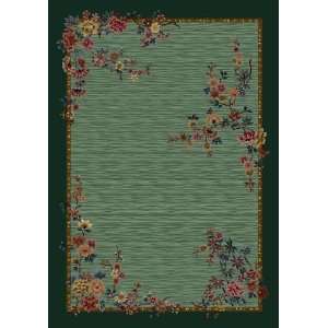  Signature Collection Mindre Peridot Floral Nylon Area Rug 