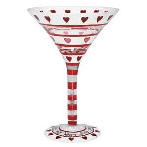 Valentines Day Lolita Martini Glass You Make My Heart Sing  