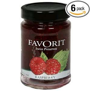 Favorit Jam, Raspberry, 12.3 Ounces Grocery & Gourmet Food