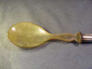 ANTIQUE MEDICAL APOTHECARY MEDICINES MAKING HORN SPOON  