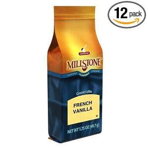 Millstone French Vanilla Ground Coffee, 1.75 Ounce Packages (Pack of 