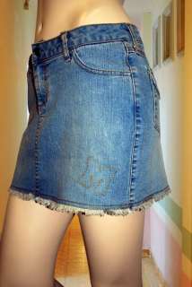 Girls Sizes MECCA GIRL Denim Zipper Pockets Mini Skirt  