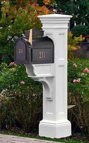 Liberty Vinyl Mailbox Post  