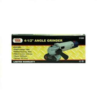 IIT 4 1/2 Heavy Duty 4.2 Amp Angle Grinder with Grinding Wheel 