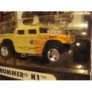  Muscle Machines Military Hummer H1, Tan with Flamz, Rubber 