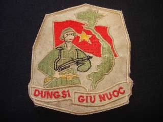 Vietnam War VC DUNG SI GIU NUOC HERO GUARDING COUNTRY Patch  