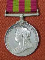 British English England 1895 India Silver Medal Order Badge  