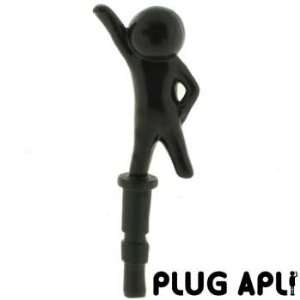  Plug Apli Kobito Earphone Jack Accessory (Gymnast/Black 