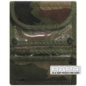  ID and Map Pouch for Tactical Ten Paintball Vest (Woodland 