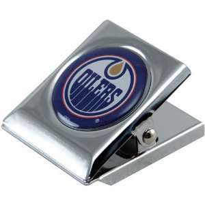  NHL Edmonton Oilers Silver Heavy Duty Magnetic Chip Clip 