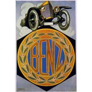  1917 Ad for Benz automobile Mercedes Benz