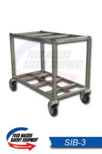 STAINLESS STEEL FRAME CART FOR INGREDIENTS BINS  