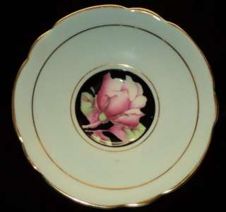 Paragon PINK ROSE BLUE DEMI simplytclub cup and saucer  