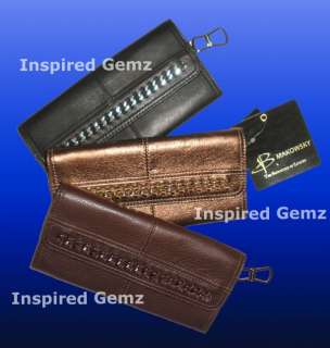 Makowsky Pebbled Leather Alice Wallet ~3 Colors L@@K  