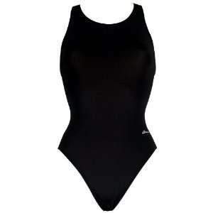 Dolfin Swimwear Ocean Solid Swimsuit BLACK 24  Sports 