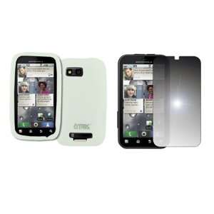   Case Cover + Mirror Screen Protector for T Mobile Motorola Defy MB525