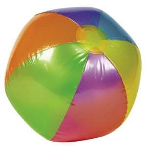  Inflatable Metallic Beach Balls   Games & Activities & Balls 