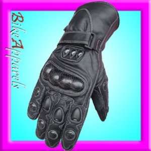  Ng2 Motorcycle Leather Kevlar Black Gloves 2XL Automotive