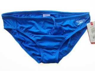 Speedo Mens Endurance 6.5 cm Brief Bathing Swimsuit Blue Size 32, 38 