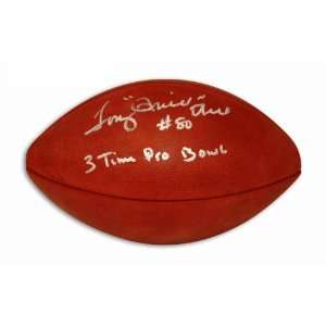  Tony Hill Autographed NFL Football Inscribed Thrill & 3 