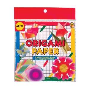  Origami Paper 6x6 18 Pack Assorted Printed Colors