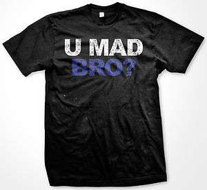 You Mad Bro? New Jersey Shore Funny TV Show Pop Culture Mens T Shirt 