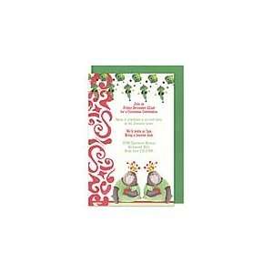  Bear Elves Invitation Holiday Invitations Health 