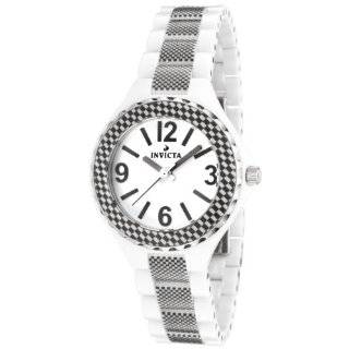    Invicta Womens 1181 Ceramic White Dial Watch Invicta Watches