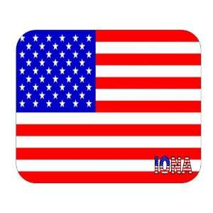  US Flag   Iona, Florida (FL) Mouse Pad 