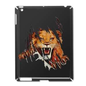  iPad 2 Case Black of Lion Rip Out 
