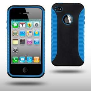  IPHONE 4 HYBRID SHELL WITH GEL INNER BACK COVER / CASE 