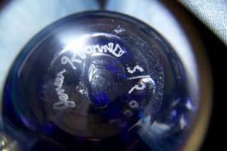 Jensen Kvarnes sgnd Dichroic Art Glass Perfume Bottle  