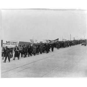  Hunger marchers advance on Washington, 1931