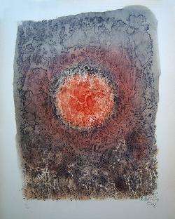 MARK TOBEY Signed 1961 Color Lithograph Louvre  