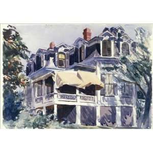     Edward Hopper   24 x 16 inches   The Mansard Roof