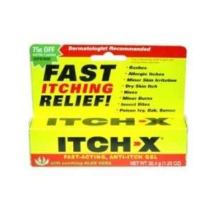  Itch x Anti itch Gel with Soothing Aloe Vera   1.25 Oz 
