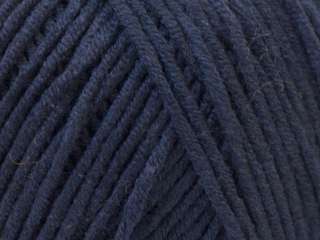 Lot of 8 Skeins ICE LORENA (60% Cotton) Hand Knitting Yarn Dark Navy 