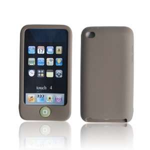   Silicone Case Cover for Apple iPod Touch 4 Grey J45 Electronics