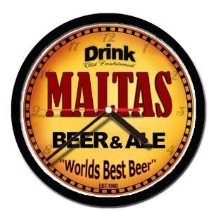  MALTAS beer and ale cerveza wall clock 