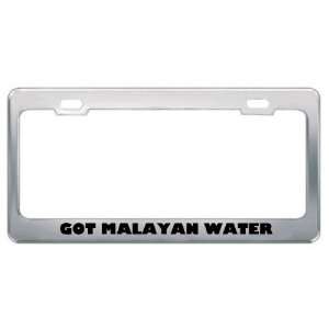 Got Malayan Water Shrew? Animals Pets Metal License Plate Frame Holder 